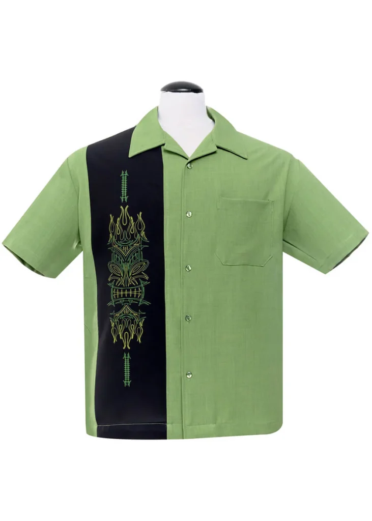 Best Two Tone Bowling Shirts for Men with Bold Contrast Panels