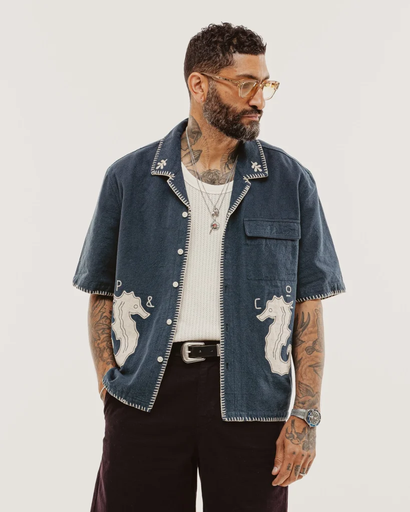 Best Two Tone Bowling Shirts for Men with Bold Contrast Panels
