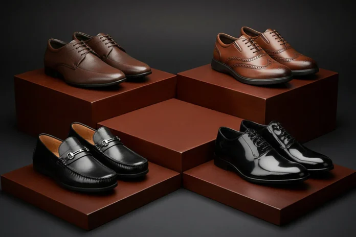 Best Brogue Derby Shoes for Men with Detailed Punched Pattern