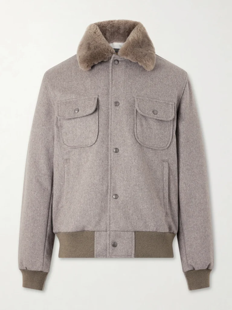 Best Suede Shearling Coats for Men with Plush Warm Lining