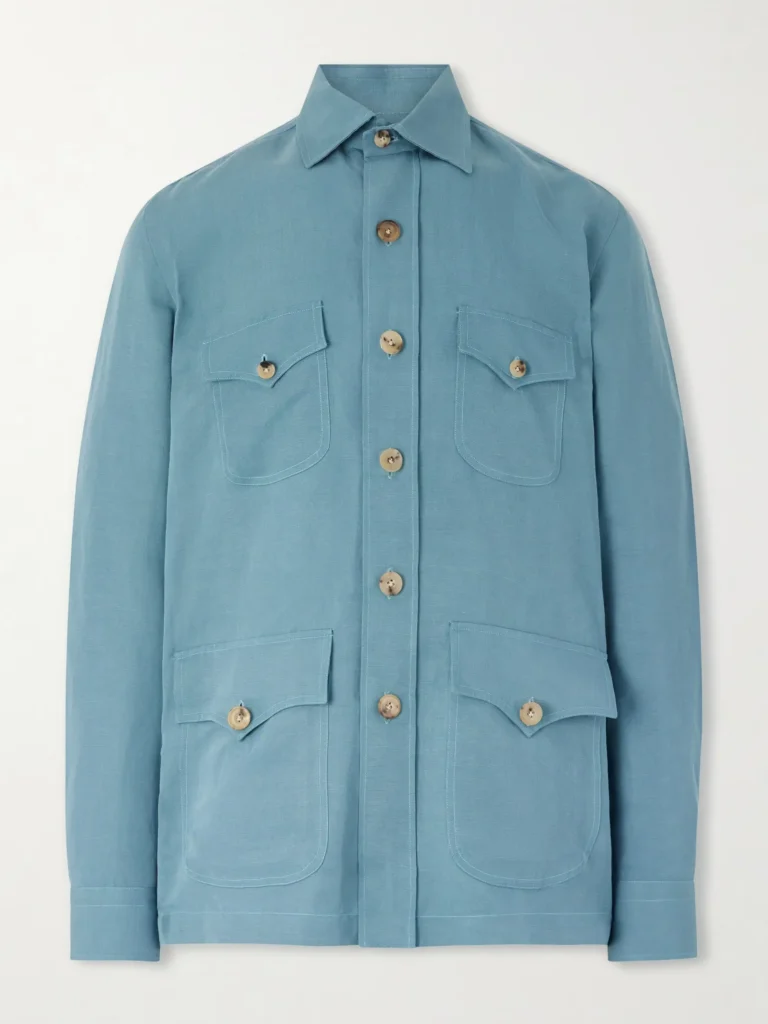 Best Linen Safari Jackets for Men with Lightweight Warm Weather Style