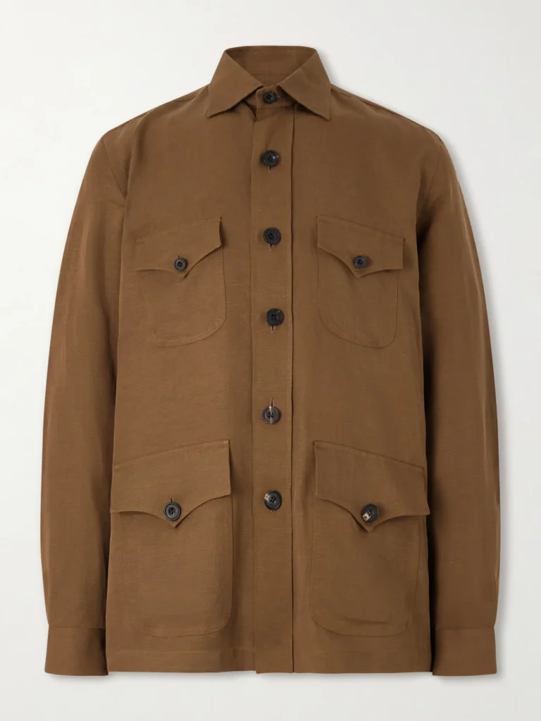 Best Linen Safari Jackets for Men with Lightweight Warm Weather Style