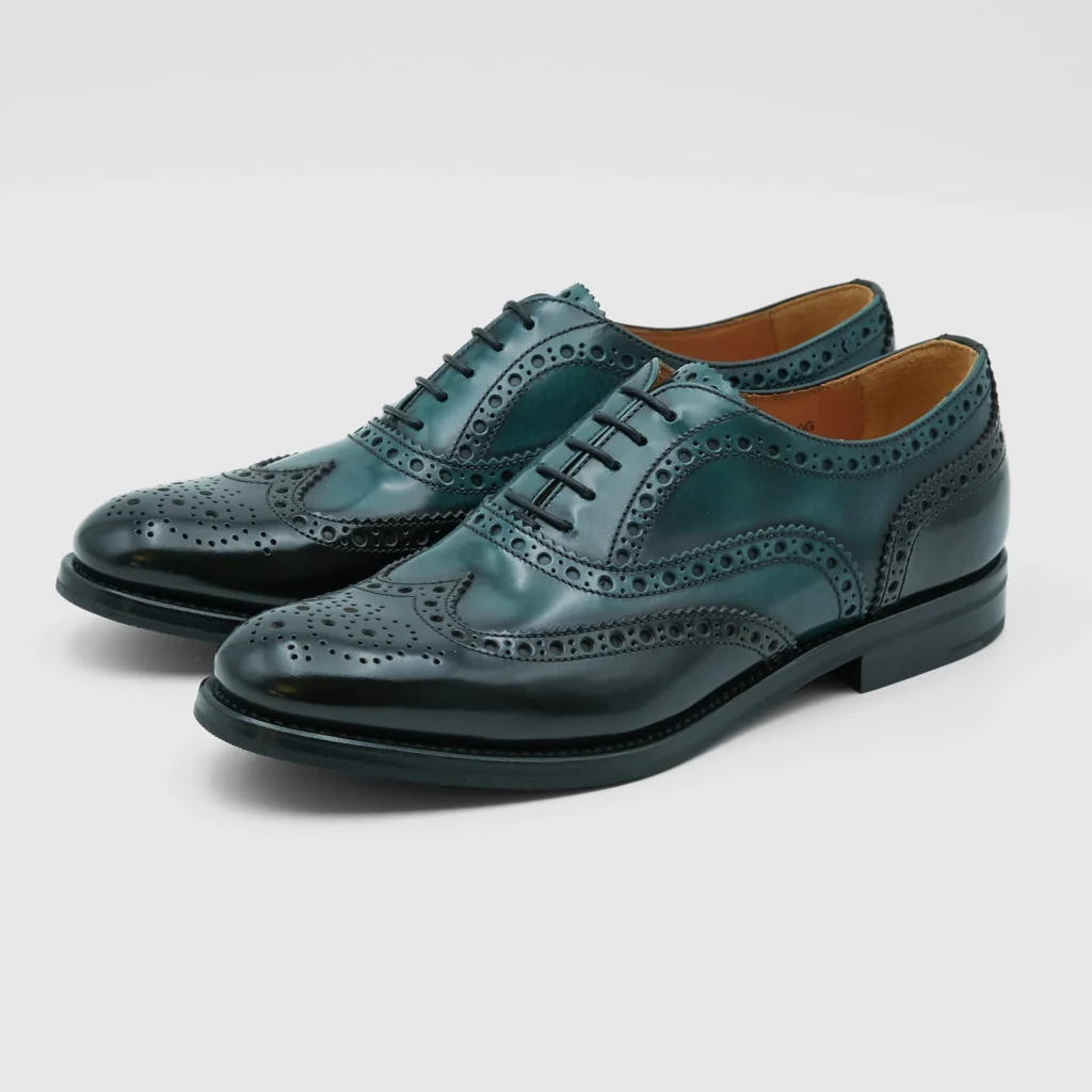 Best Leather Wingtip Shoes for Men with Detailed Brogue Finish