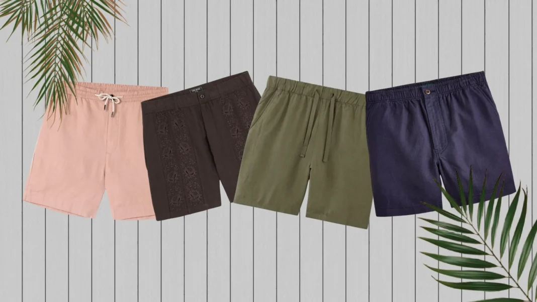 Best Tailored Linen Shorts for Men with Smart Coastal Style
