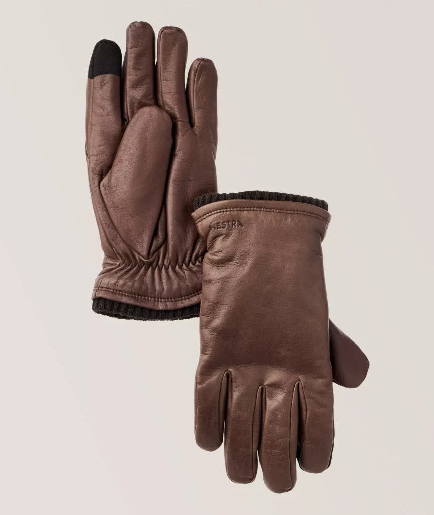 Best Leather Gloves for Men with Warm Wind Blocking Lining