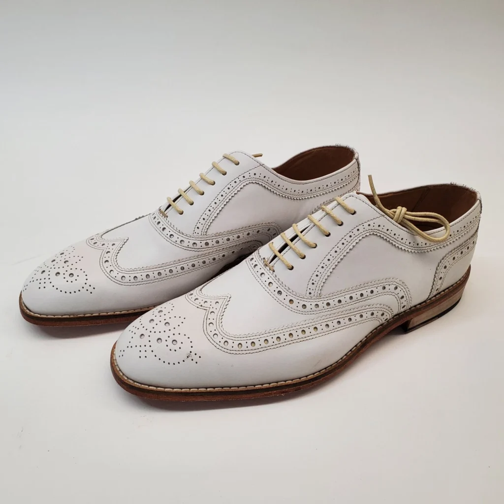 3DM Lifestyle Spectator Wingtip Oxford Black and White