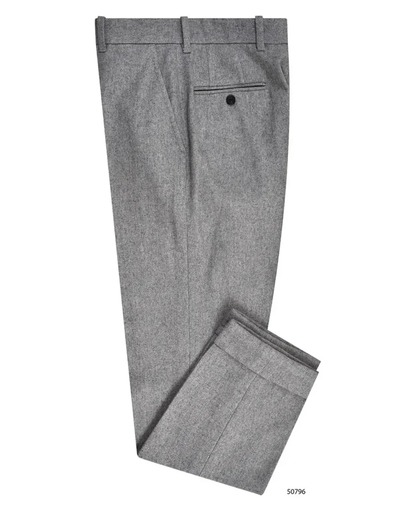 Best Grey Flannel Trousers for Men with Timeless Tailored Drape