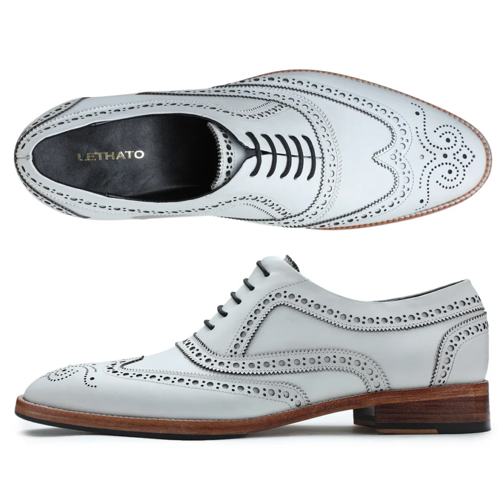 Best Two Tone Wingtip Shoes for Men with Bold Vintage Style