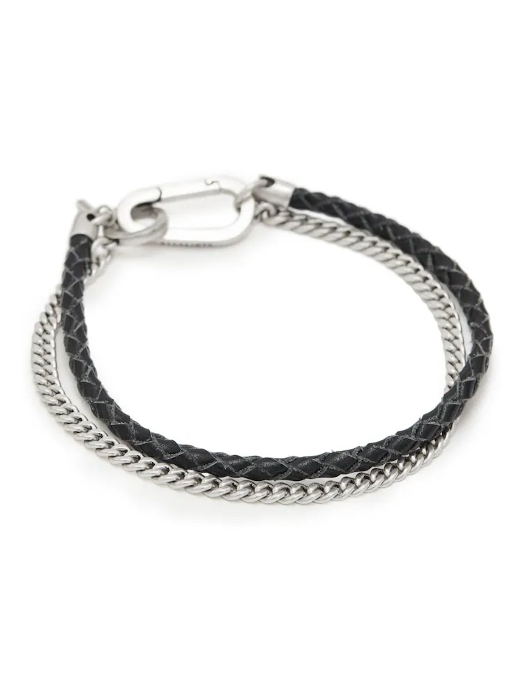 AllSaints Leather Wrap Bracelet