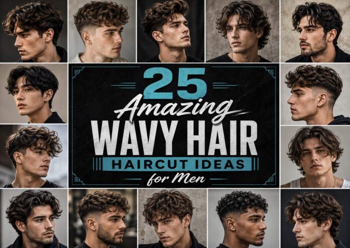 Amazing Wavy Hair Haircut Ideas for Men