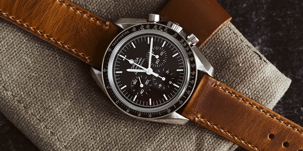 Barton Gingerbread Brown Leather Quick Release Watch Band