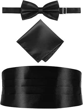 Beau Ties of Vermont Black Silk Cummerbund