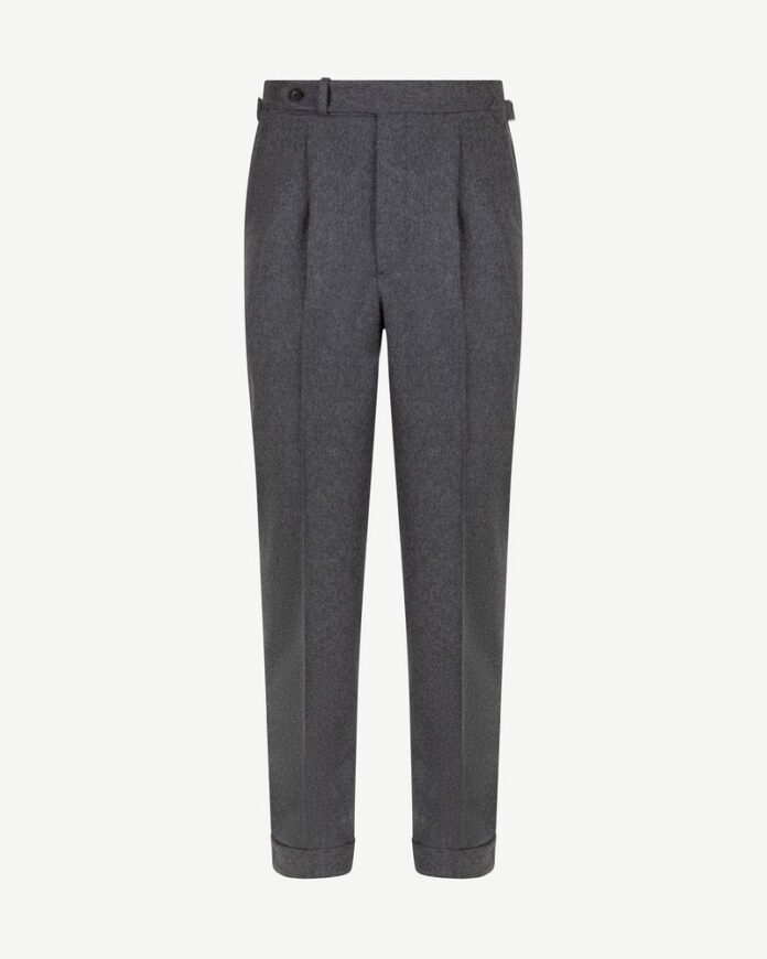 Best Pleated Flannel Trousers for Men with Warm Classic Style