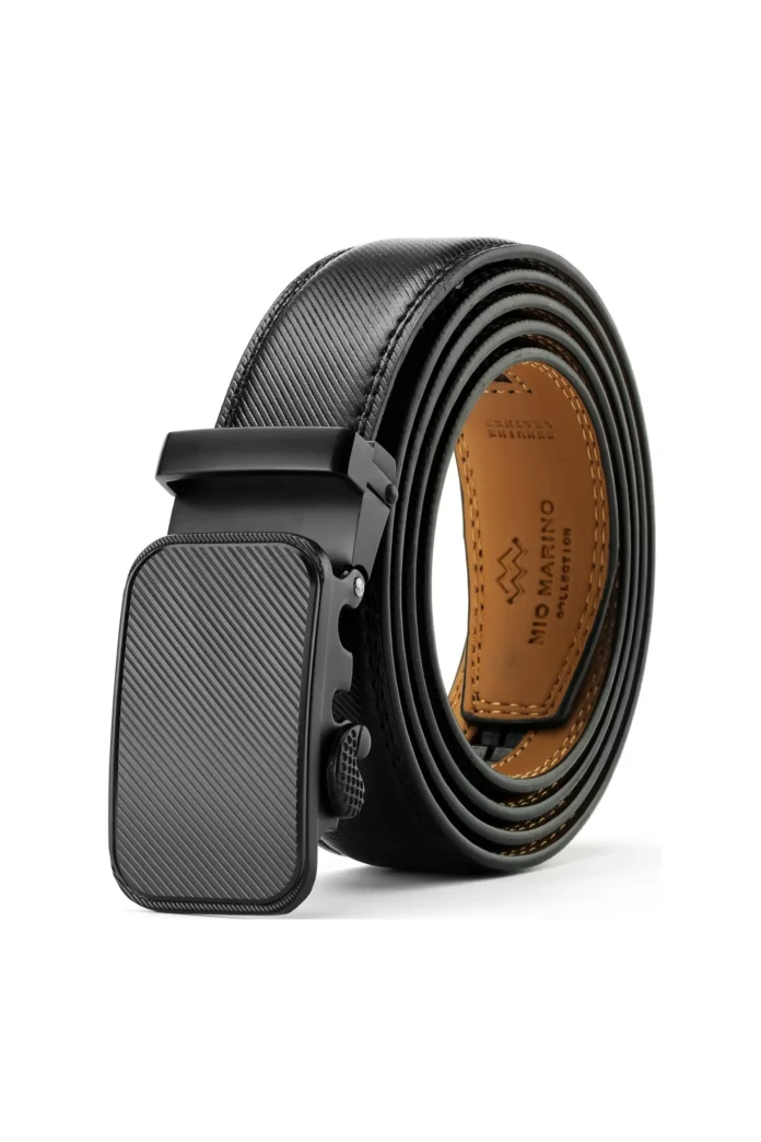 Best Leather Dress Belts for Men with Polished Buckle Finish