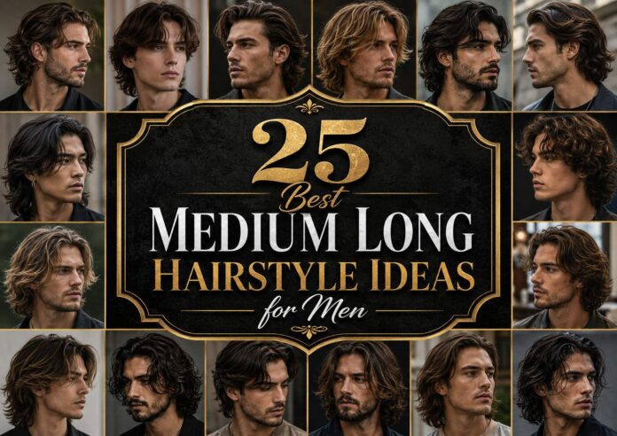 Best Medium Long Hairstyle Ideas for Men