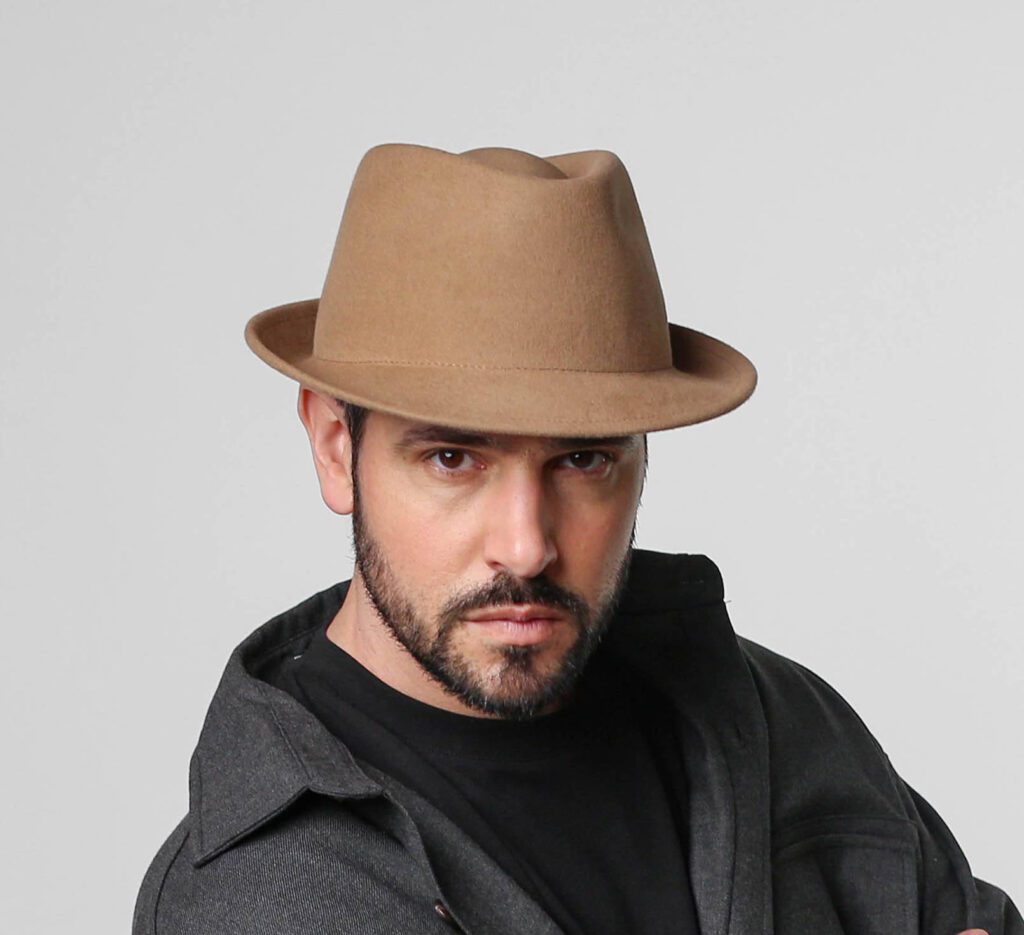 Borsalino Trilby Brushed Felt Small Brim