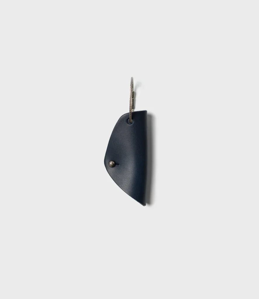 Campbell Cole Simple Key Wrap in Pebbled Black