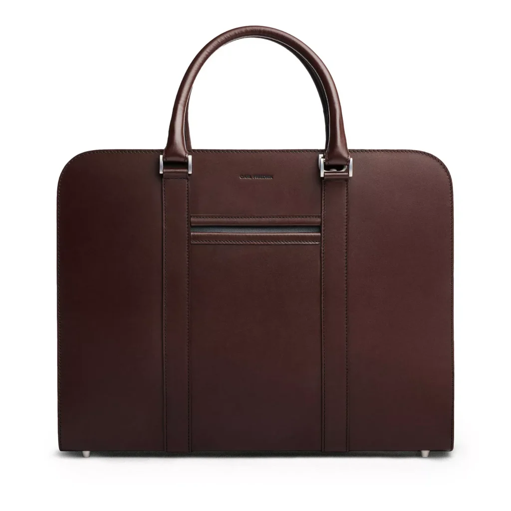 Carl Friedrik Palissy Slim Leather Briefcase — Best Luxury Leather Pick