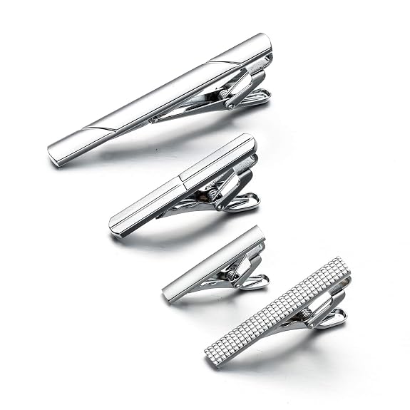 ConStruct Silver Polished 1.5-Inch Tie Bar