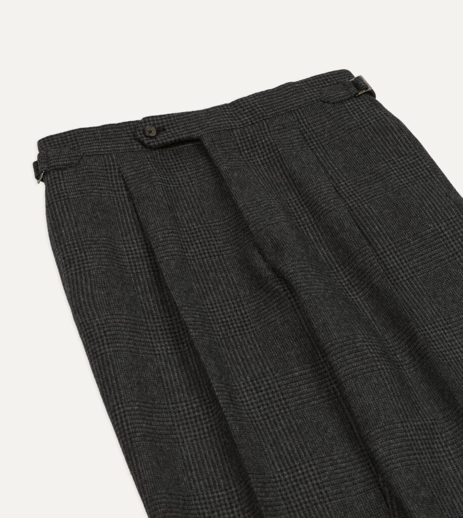 Best Pleated Flannel Trousers for Men with Warm Classic Style