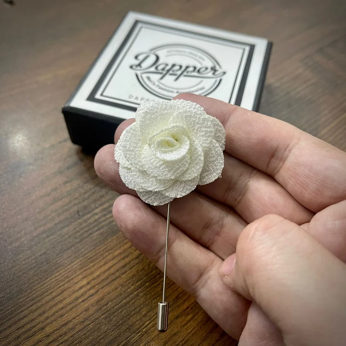 Dapper Lapel Rose Lapel Pin