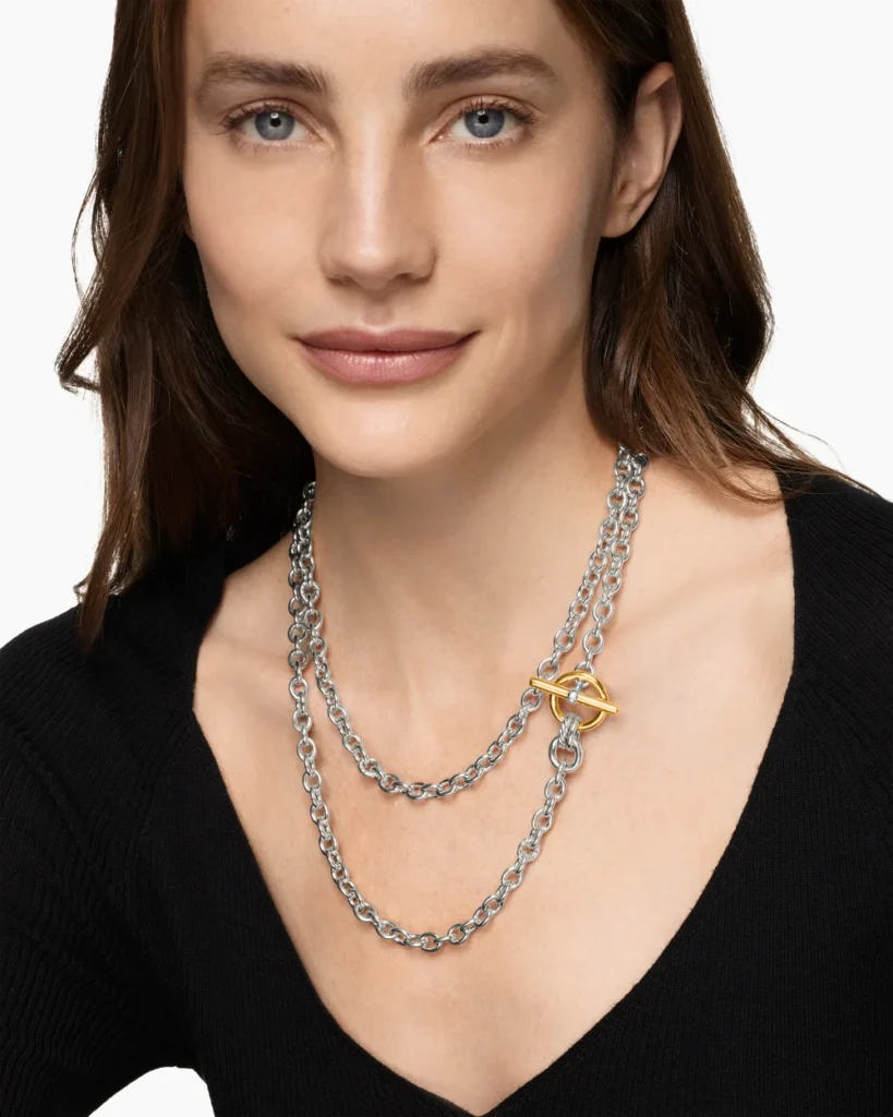 David Yurman Circle Amulet Necklace