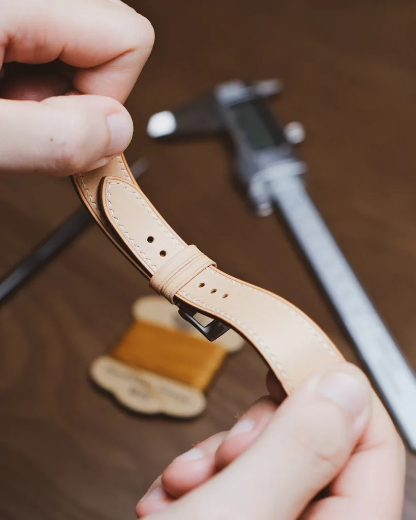 Delugs Chestnut Buttero Slim Strap