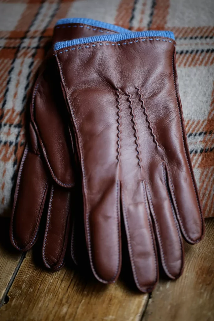 Best Leather Gloves for Men with Warm Wind Blocking Lining