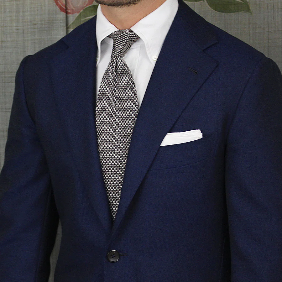 Drake's White Linen Pocket Square — Best Linen Pocket Squares Overall
