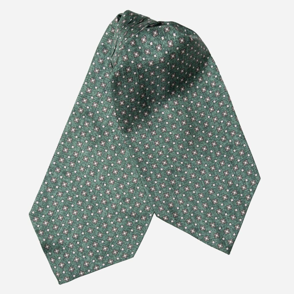 Elizabetta Sanremo Grey Silk Ascot