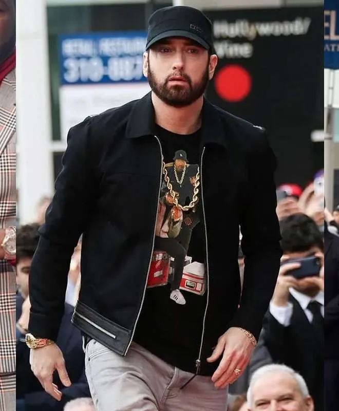 Eminem - Designer Suits, Casual Layers and Modern Grooming Style