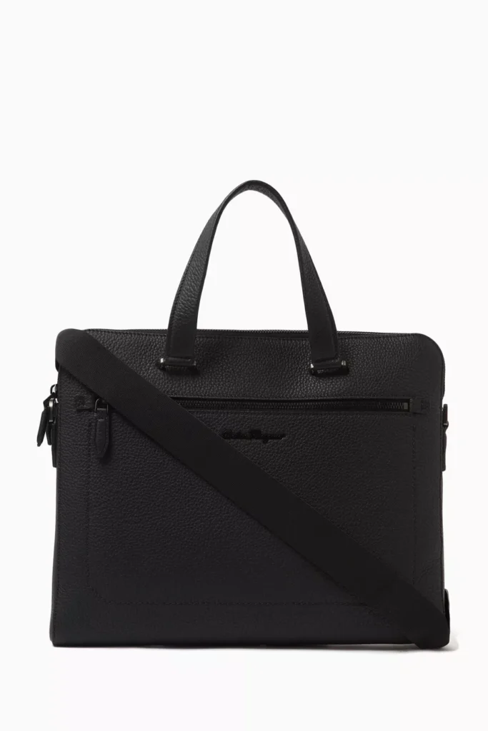 Ferragamo Firenze Leather Briefcase