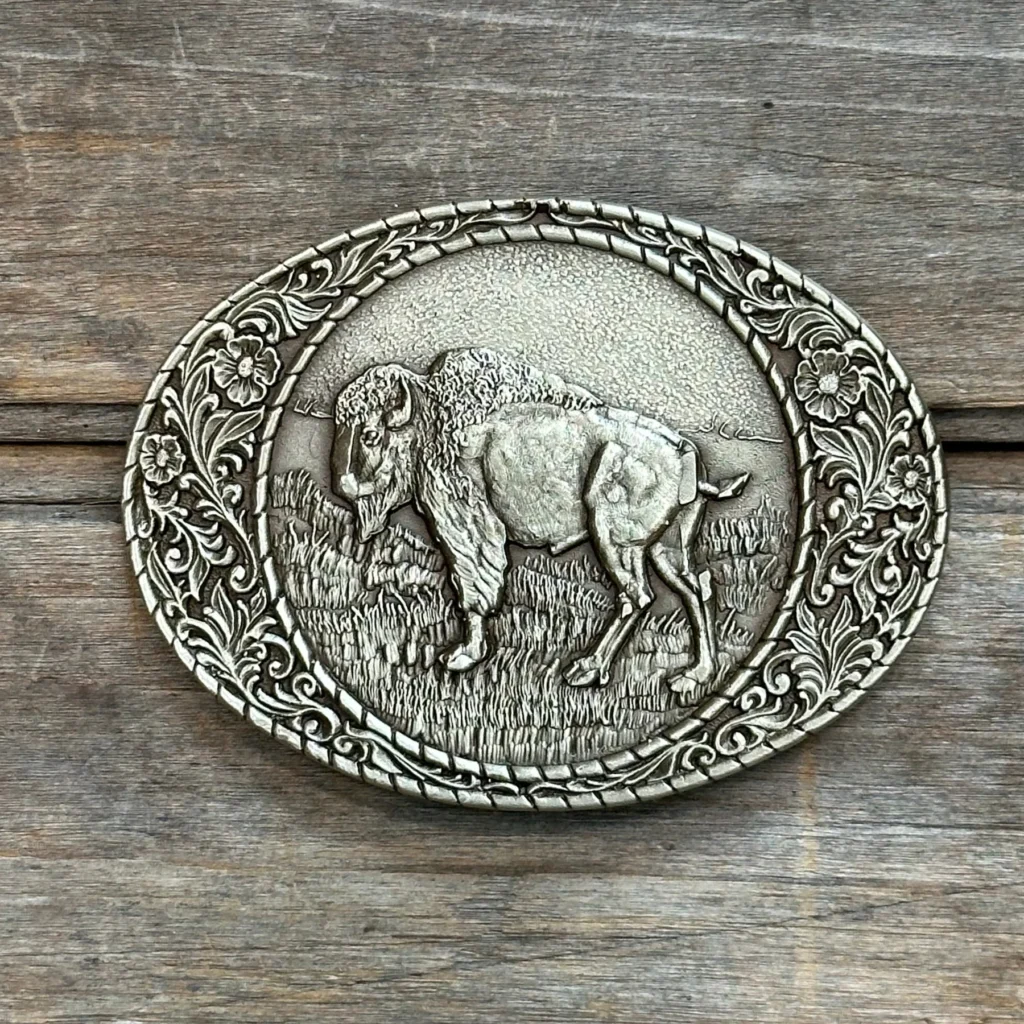 Indiana Metal Craft U.S. Army Western Solid Brass Buckle