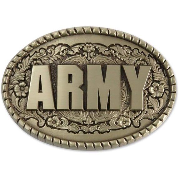 Indiana Metal Craft USMC Semper Fi Solid Brass Buckle