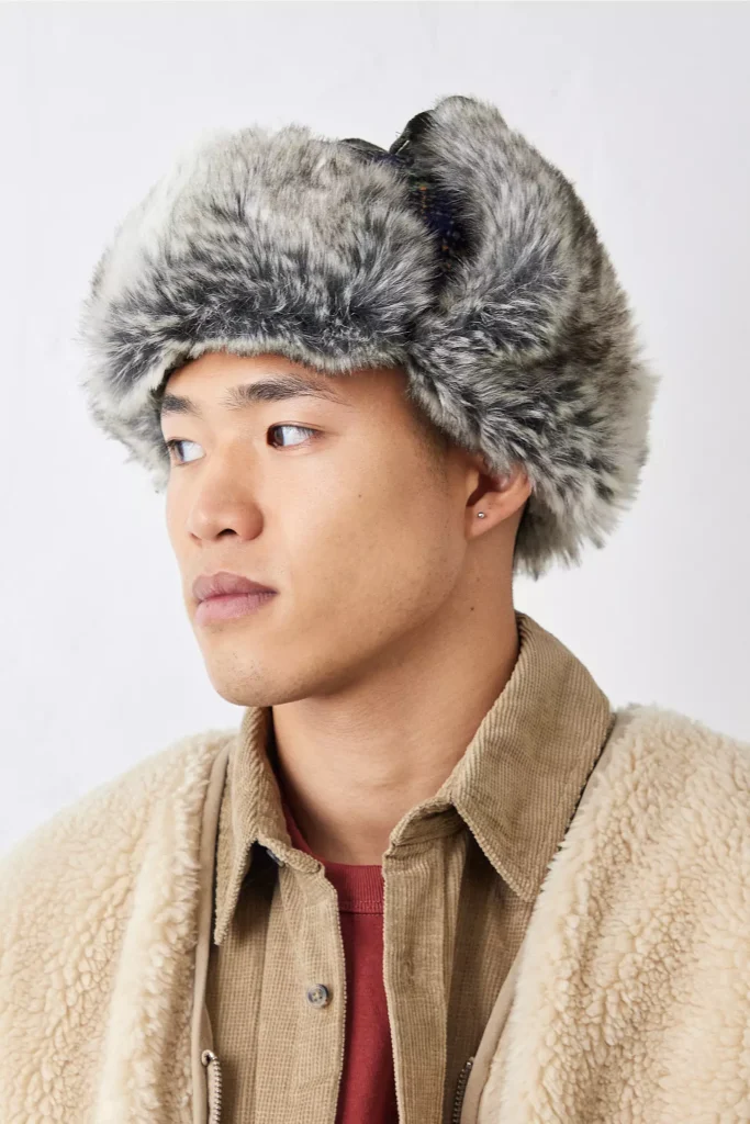 Kangol Faux Fur Trapper Hat