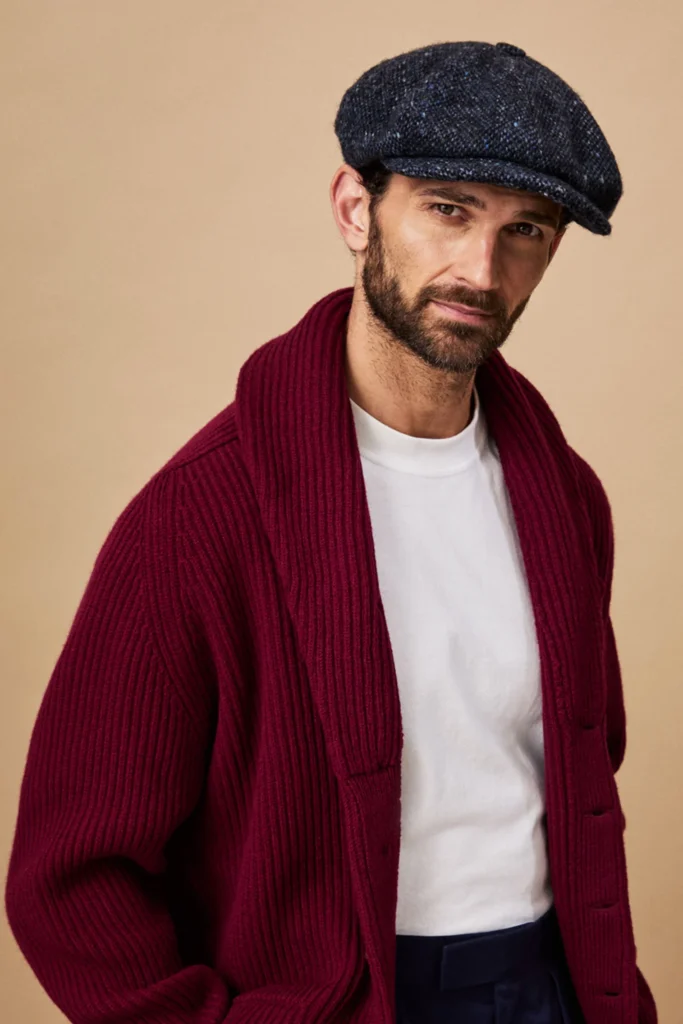 Lock & Co. Muirfield Tweed Bakerboy Cap