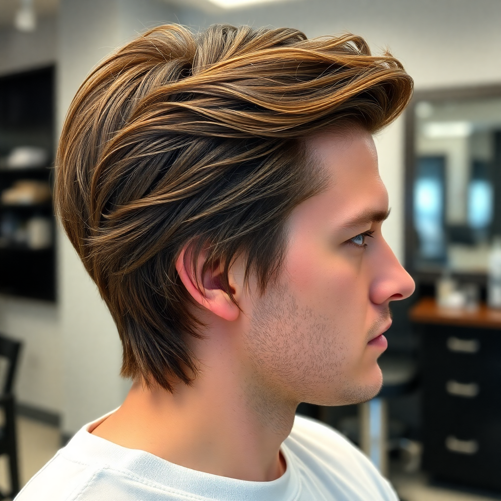 Layered Bro Flow With Tapered Sides