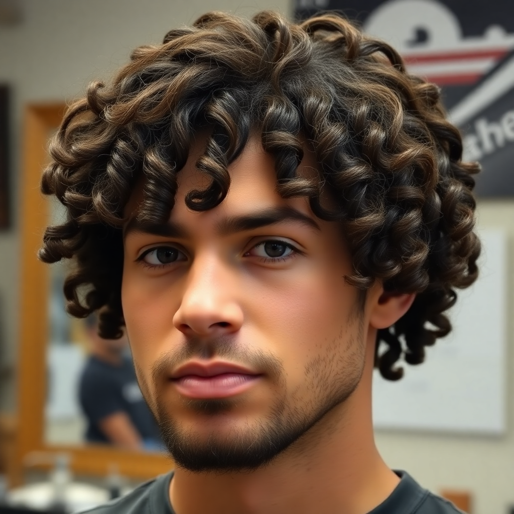 Curly Shag With Rounded Volume