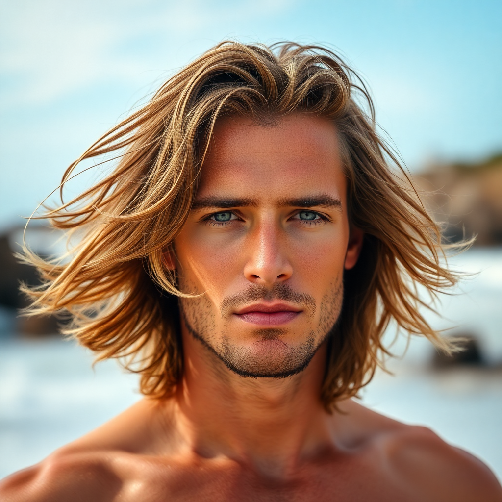 Beachy Shoulder-Length Waves
