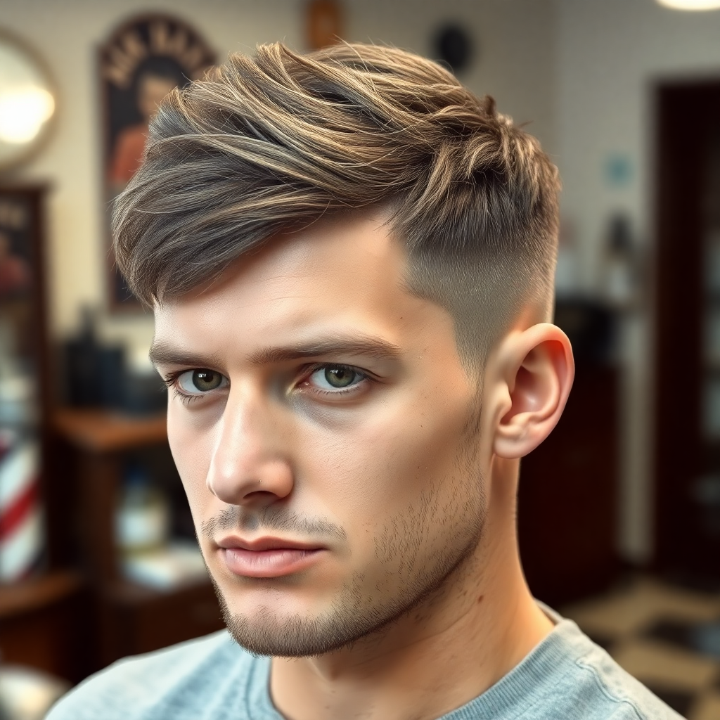 French Crop With Choppy Forward Texture