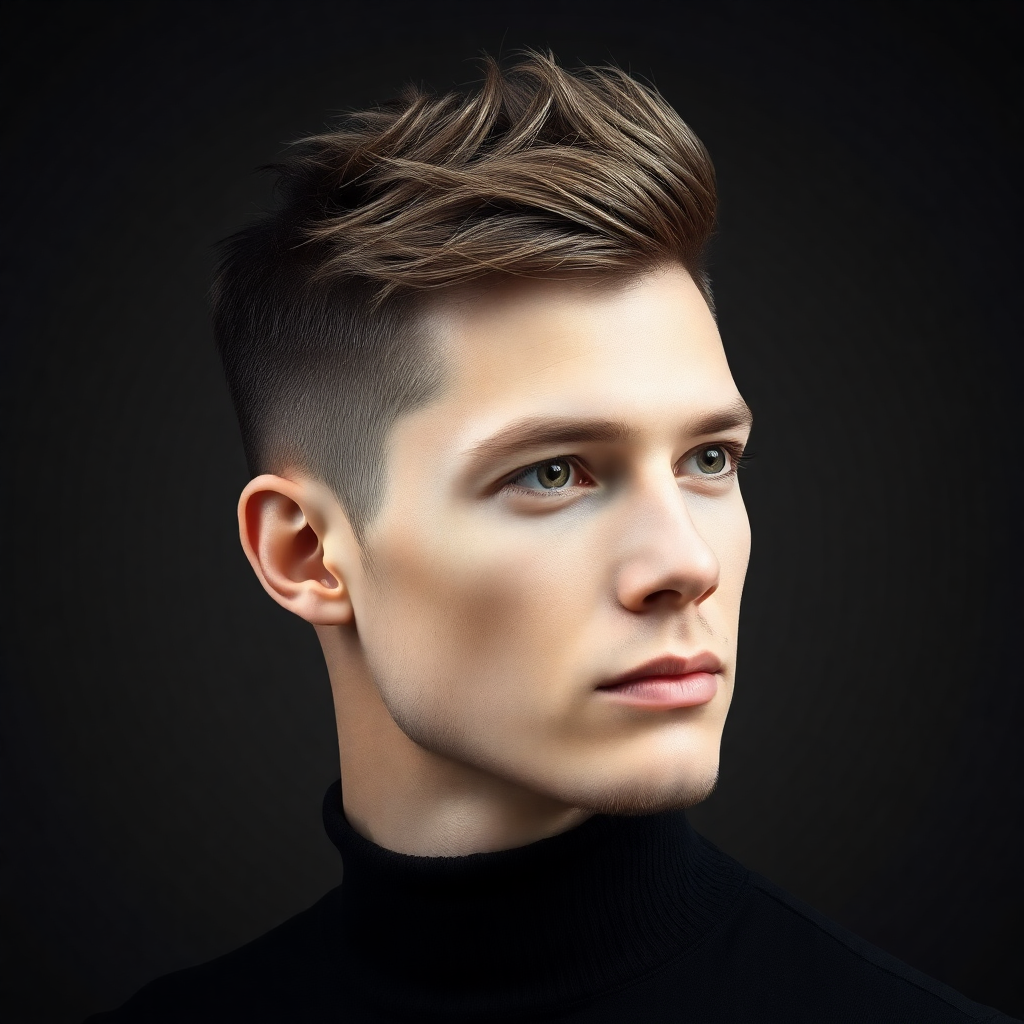 Short Spiky Texture With Mid Taper