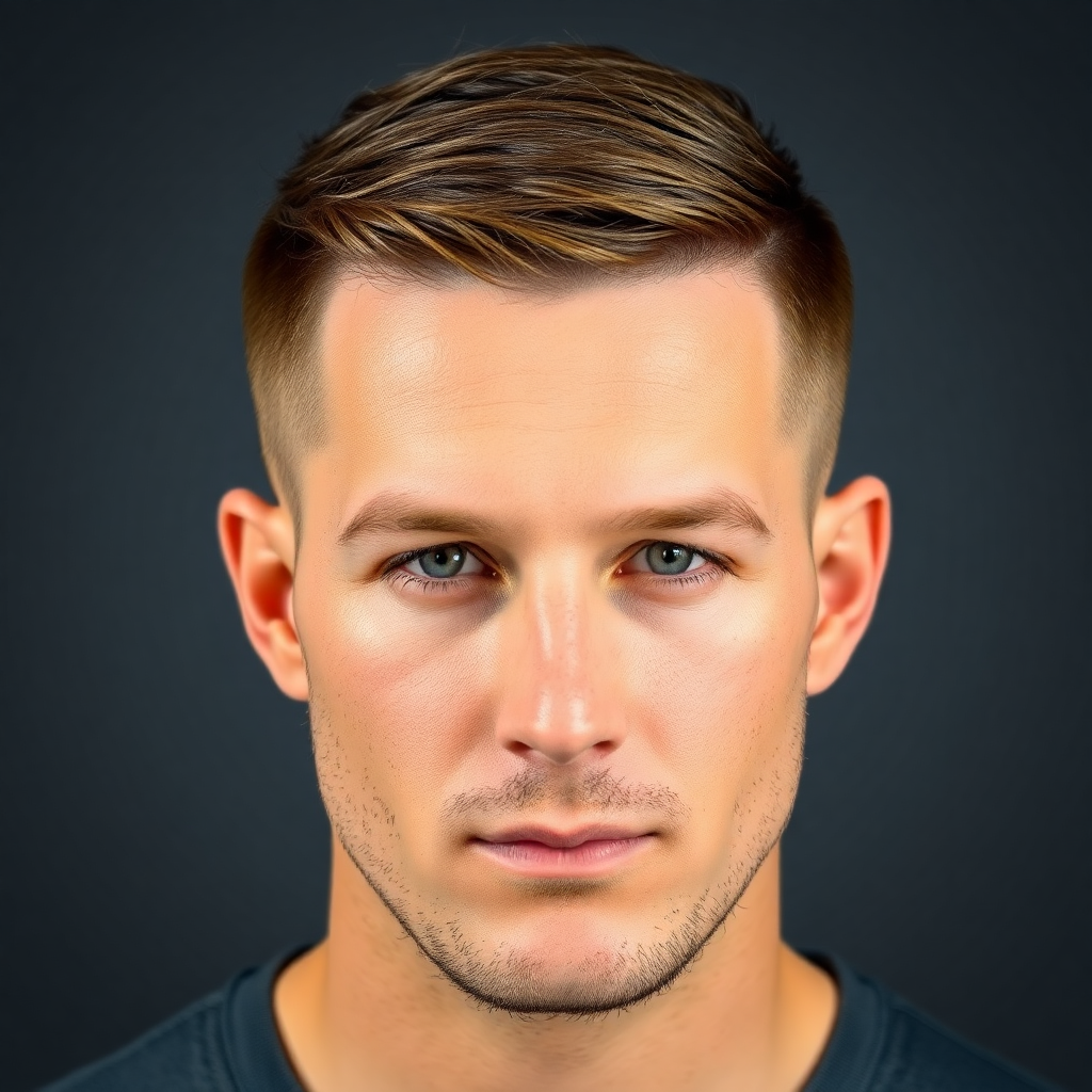 Low Taper Comb-Over With Soft Part