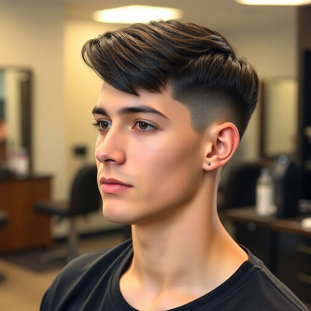 Classic Edgar With a High Skin Fade