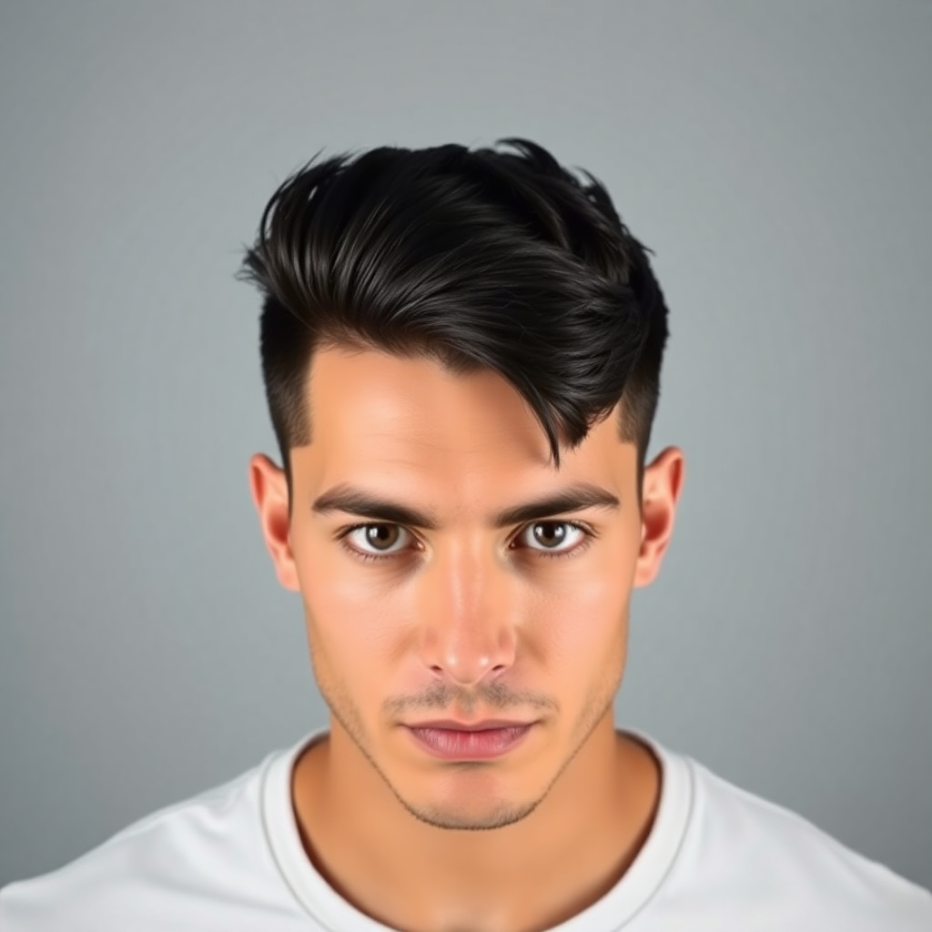 Spiky Edgar With a High Taper Fade