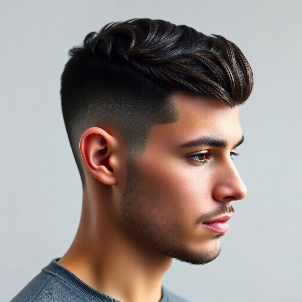 Burst Fade Edgar With Rounded Texture