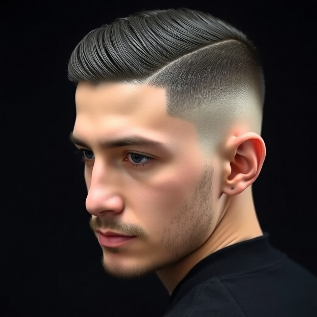 Burst Fade Edgar With Rounded Texture