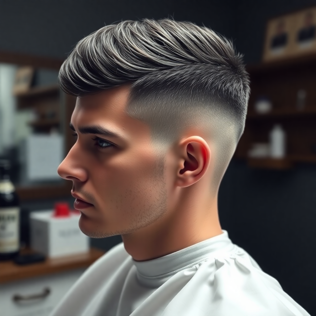 Edgar With a Single Shaved Design