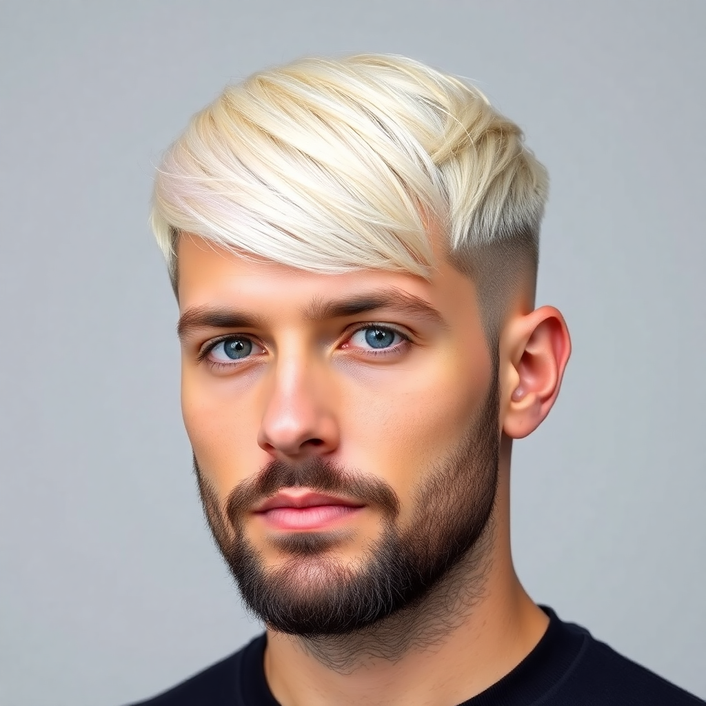 Edgar Mullet With a Burst Fade
