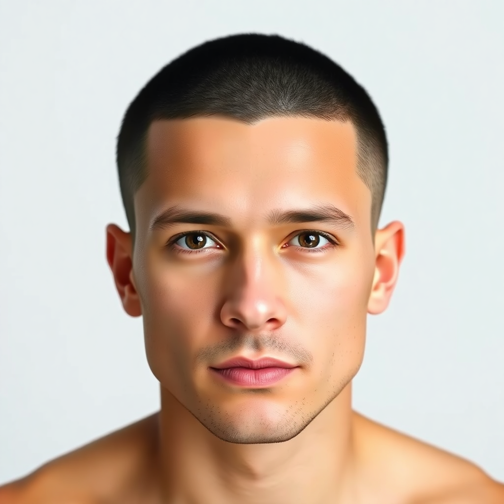  Induction Buzz Cut With Natural Edges