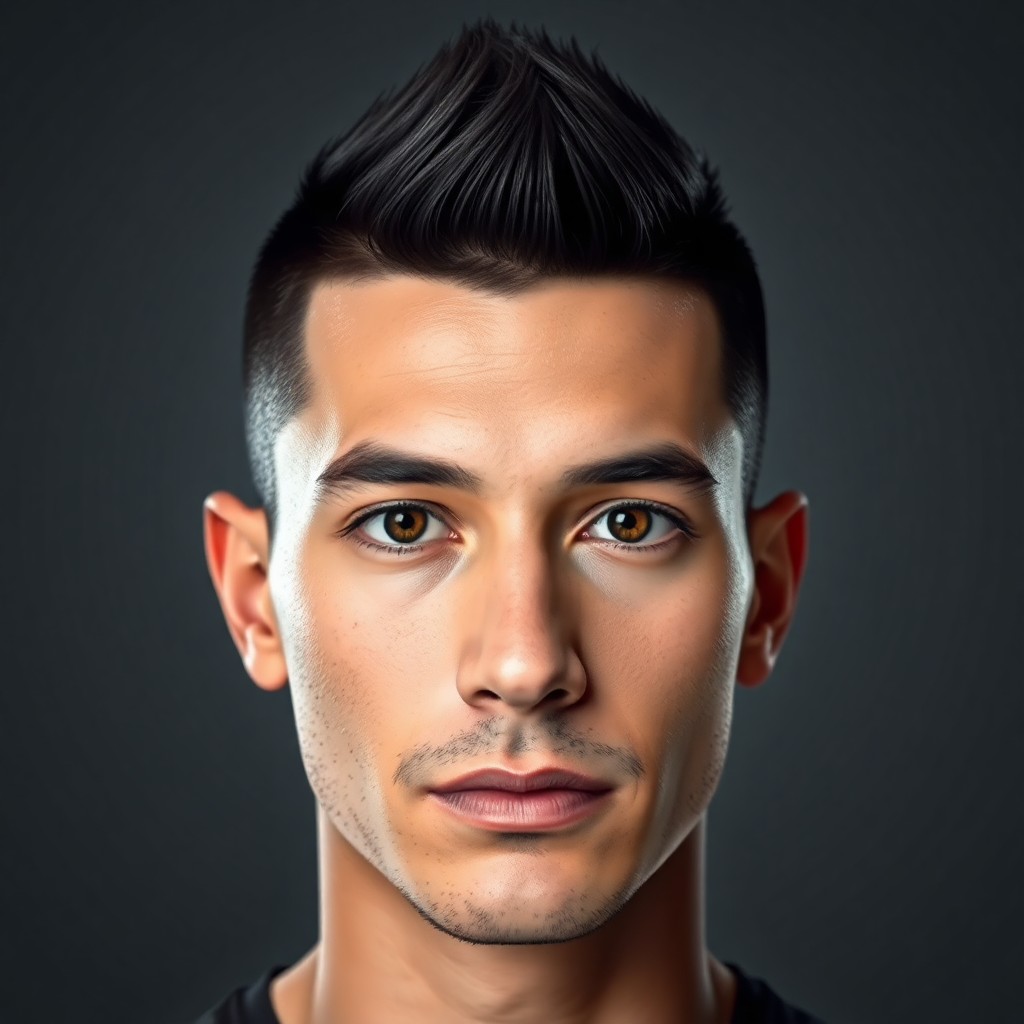 Buzz Cut With High Skin Fade
